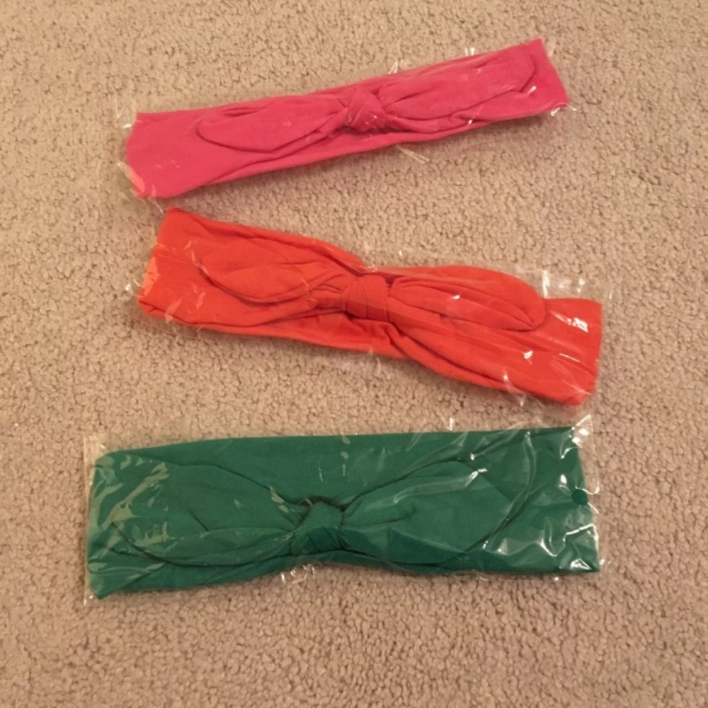 Bow headbands pack of 3